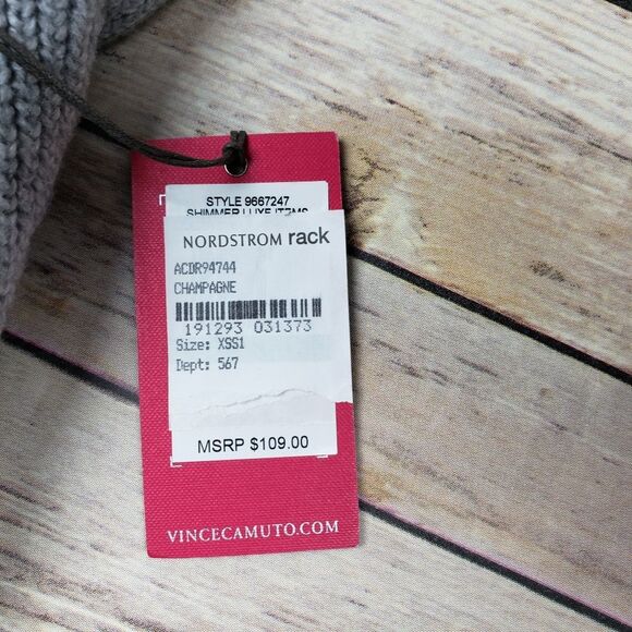 Vince Camuto Ribbed Crew Neck Bell Sleeve Sweater - Picture 7 of 8
